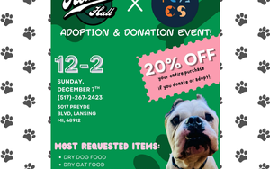 Pet Adoption & Donation Event with Ingham County Animal Control & Shelter!