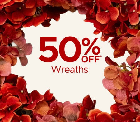 50% Off Wreaths