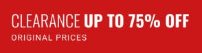Clearance Up to 75% Off