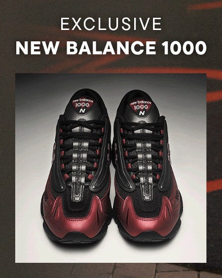 Discover an All-New Exclusive New Balance 1000