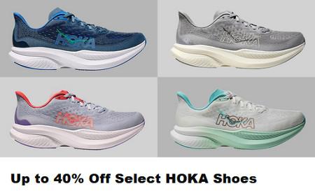 Up to 40% Off Select HOKA Shoes
