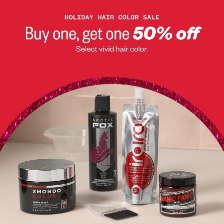 Buy One, Get One 50% Off Select Vivid Hair Color