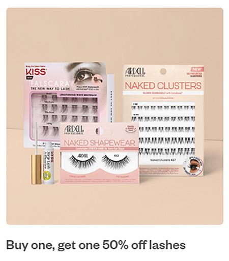 Buy One, Get One 50% Off Lashes
