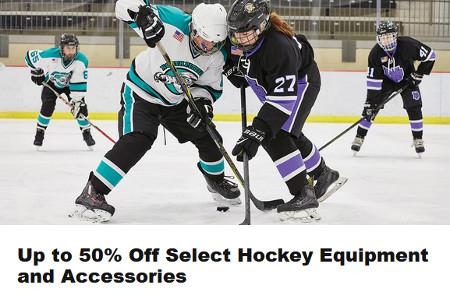 Up to 50% Off Select Hockey Equipment and Accessories