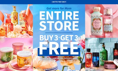 Entire Store Buy 3, Get 3 Free