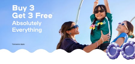 Buy 3 Get 3 Free Absolutely Everything