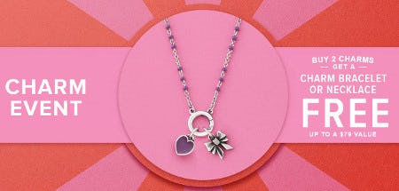 Buy 2 Charms, Get a Charm Bracelet or Necklace Free