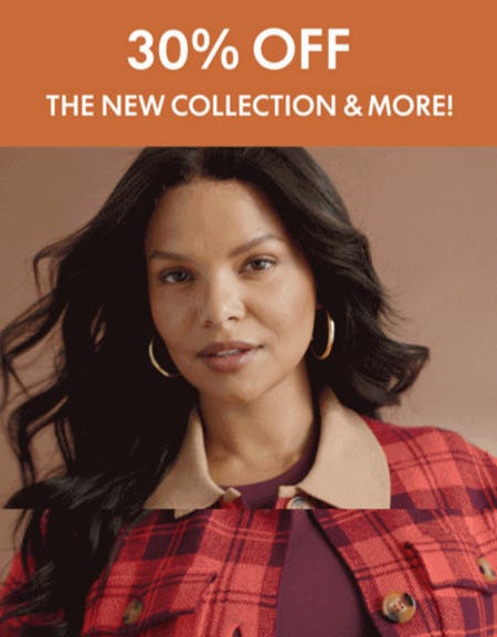 30% off The New Collection and More