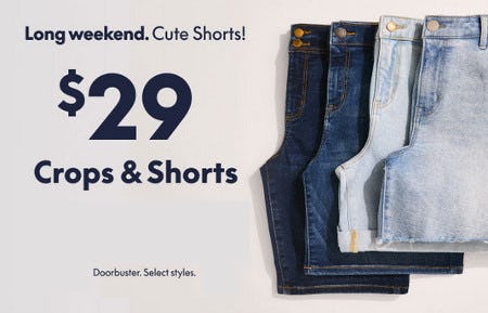 $29 Crops and Shorts
