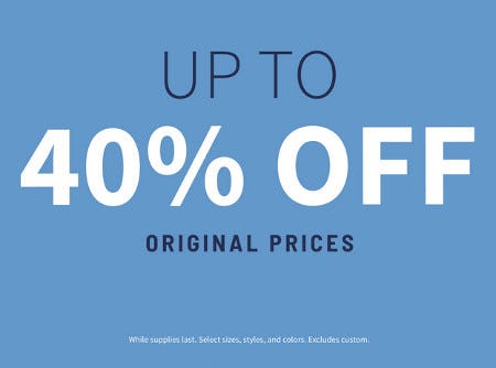 Father's Day Sale: Up to 40% off Original Prices