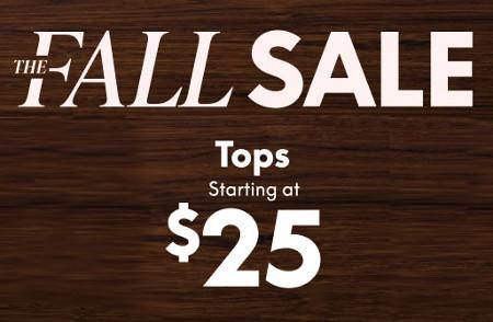 Tops Starting at $25