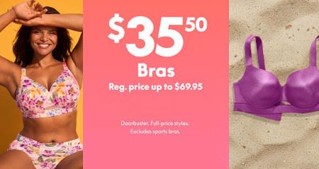 Bras $35.50