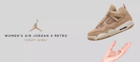 Just Dropped: Women's Air Jordan 4 Retro 'Cozy Girl'