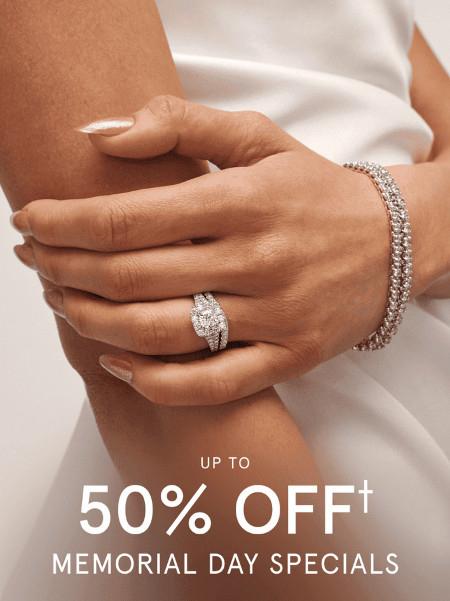 Up to 50% off Memorial Day Specials