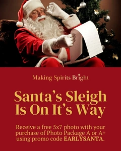 Santa Photos Early Bird Special