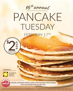 Pancake Tuesday Fundraiser Event on February 17,2026. thumbnail