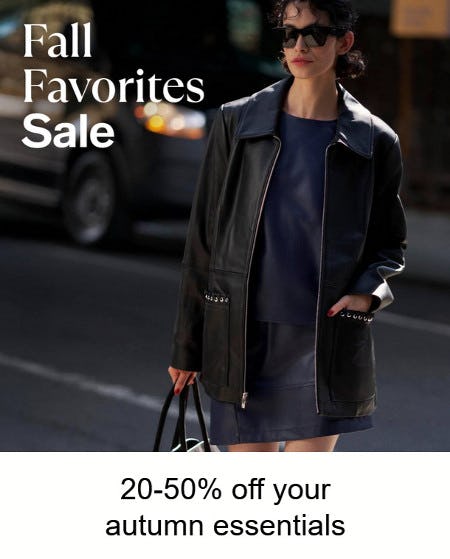 Fall Favorites Sale: Up to 50% off