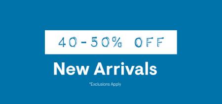 40-50% Off New Arrivals