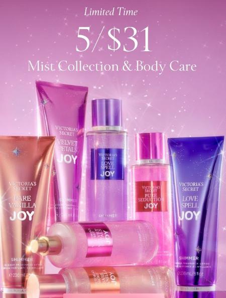 5 for $31 Mist Collection & Body Care