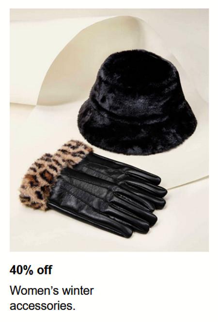 40% off Women's Winter Accessories