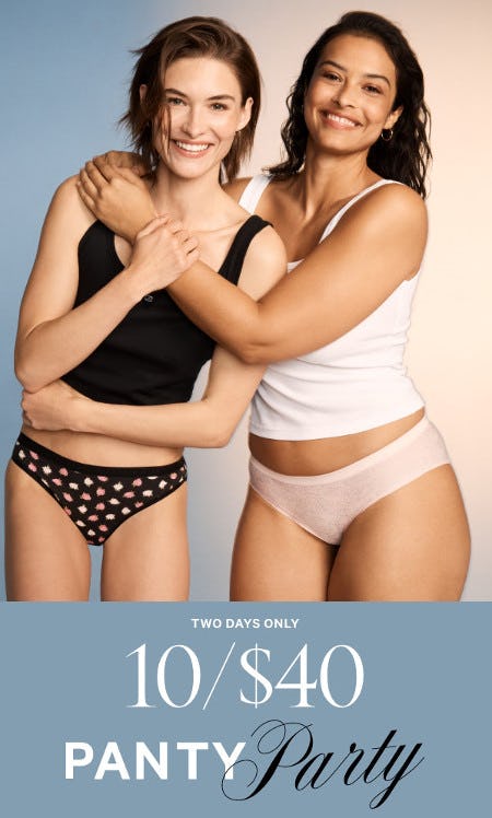 10 for $40 Panty Party