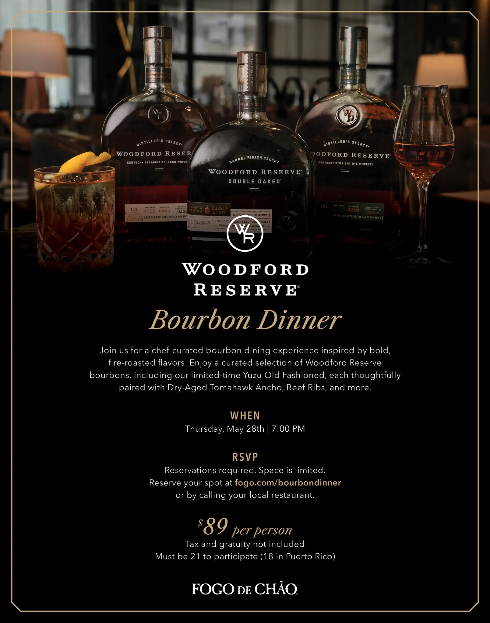 Bella Terra ::: Woodford Reserve Bourbon Dinner at Fogo de Chão