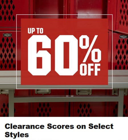 Up to 60% off Select Clearance