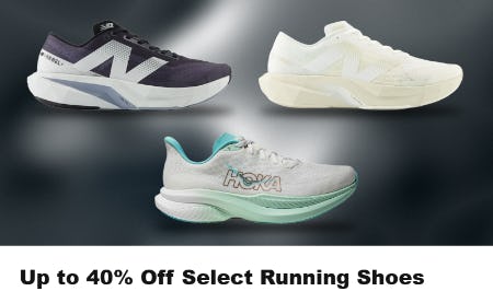Up to 40% Off Select Running Shoes