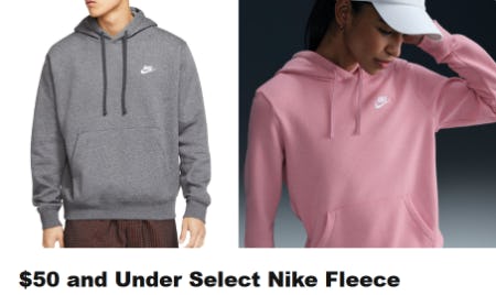 $50 and Under Select Nike Fleece