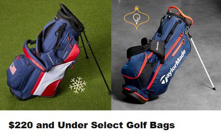 $220 and Under Select Golf Bags