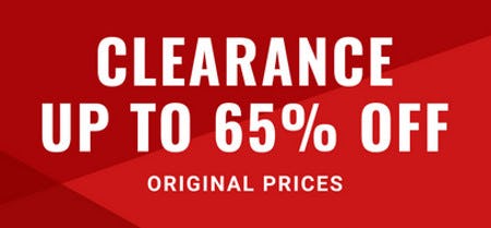 Clearance Up to 65% off Original Prices