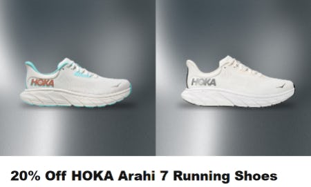 20% Off HOKA Arahi 7 Running Shoes