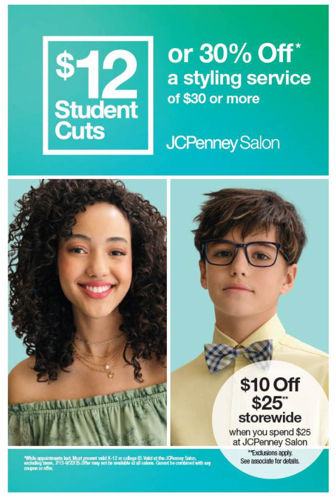 Student Cuts - JC Penney Salon