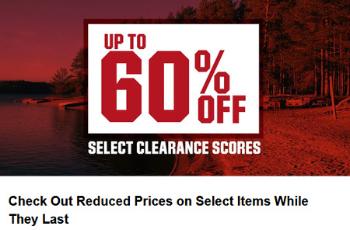 Up to 60% off Select Clearance Items