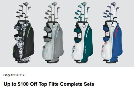 Up to $100 Off Top Flite Complete Sets