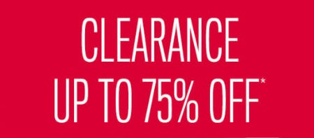 Clearance Up to 75% Off