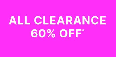 All Clearance 60% off