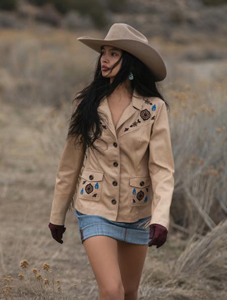 Leather & Suede Outerwear with Western Details