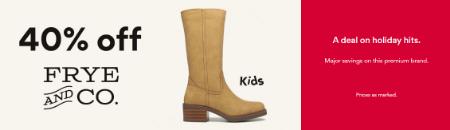 40% Off Frye and Co.