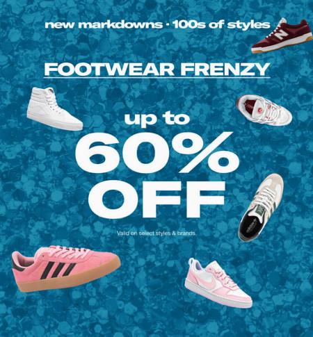 Up to 60% off Select Shoes