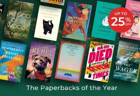 The Paperbacks of the Year Up to 25% off
