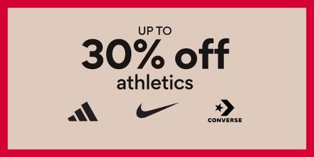 Up to 30% off Athletics