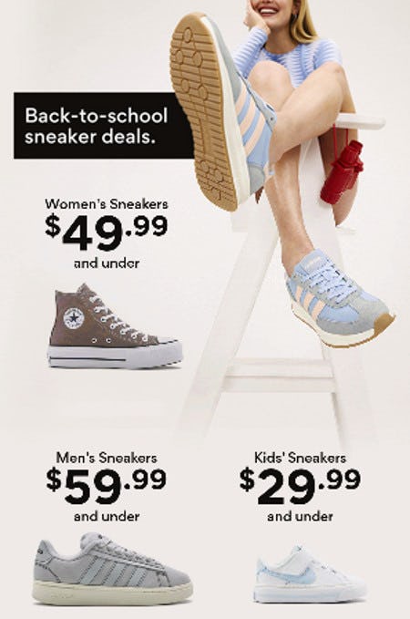 Sneaker Deals Under $60
