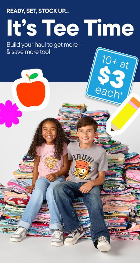 10+ Graphic Tees for $3 Each
