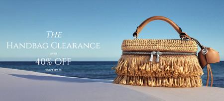 The Handbag Clearance Up to 40% off
