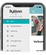Photo of mobile app home screen