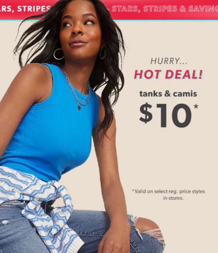 $10 Tanks and Camis