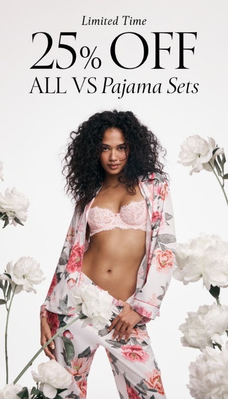 25% Off All VS Pajama Sets