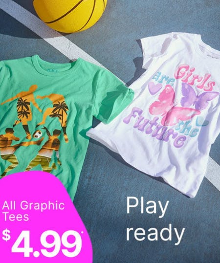 $4.99 All Graphic Tees