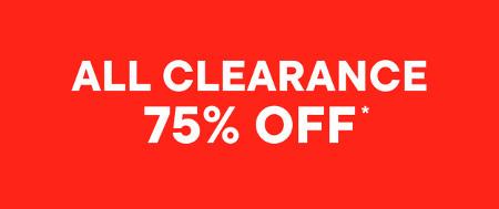 All Clearance 75% off